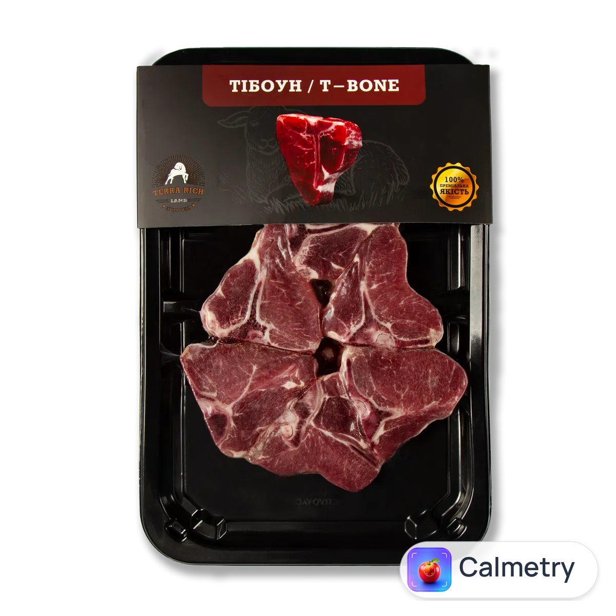 Ягнятина Terra Rich T-Bone заморожений 300г