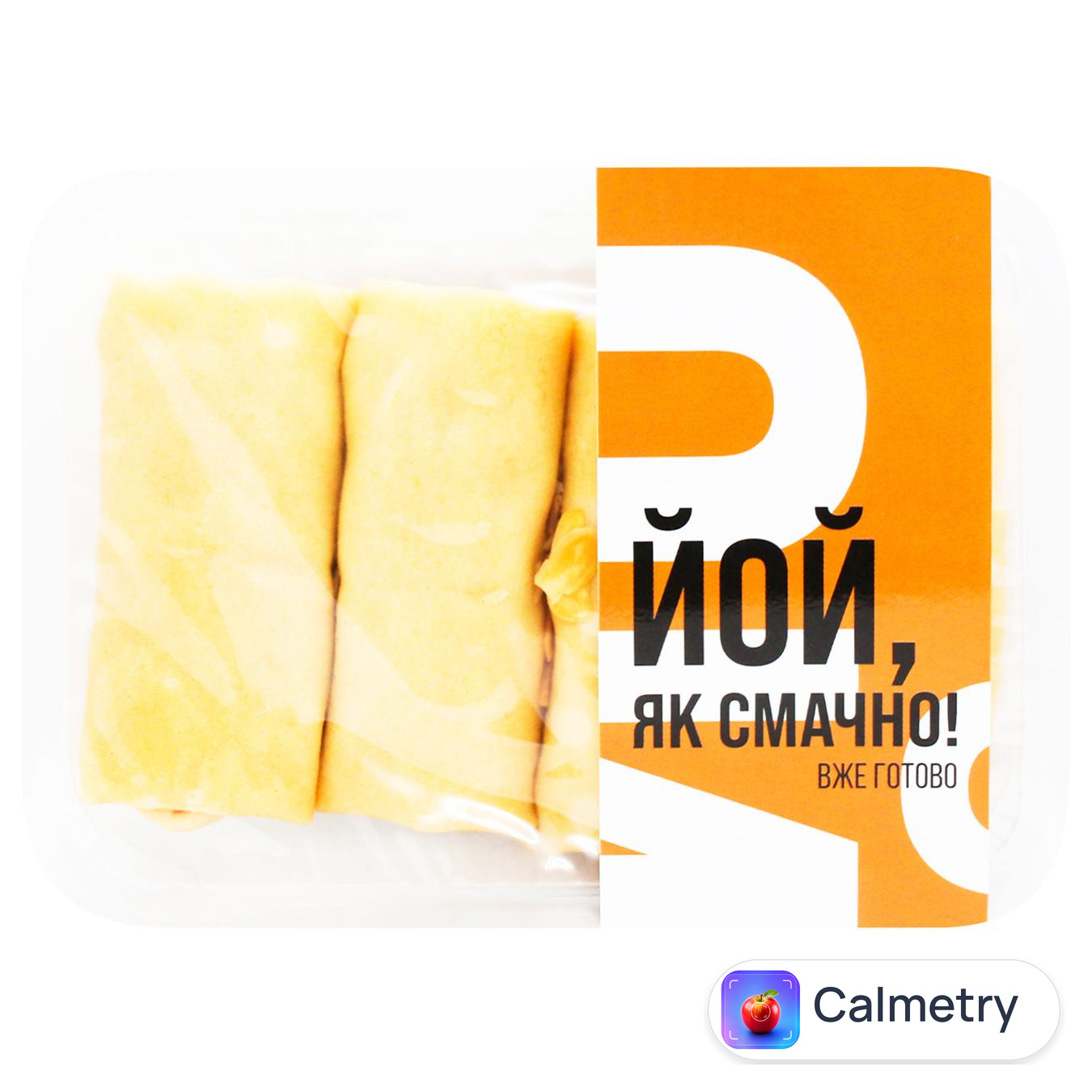 Млинці Winetime з маскарпоне та карамелізованими яблуками