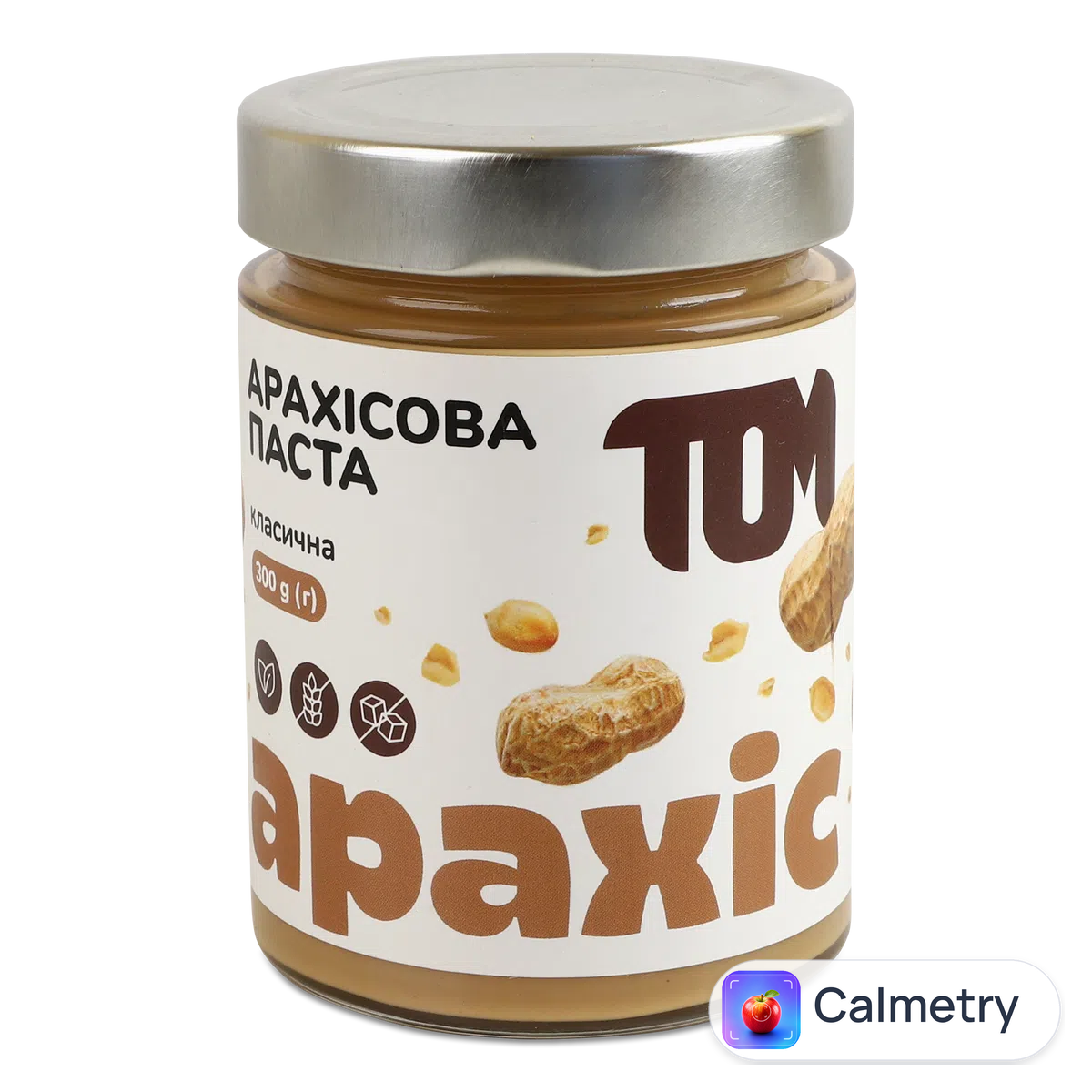 Паста арахісова «ТОМ» класична с/б 300г