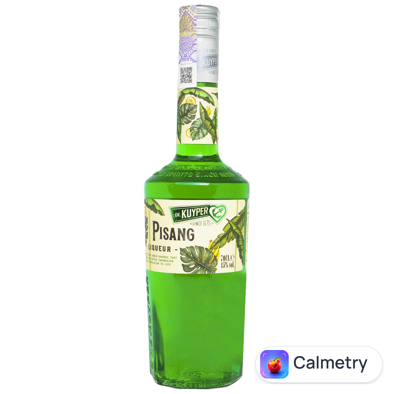 Лікер De Kuyper Pisang Зелений банан 15% 0,7л