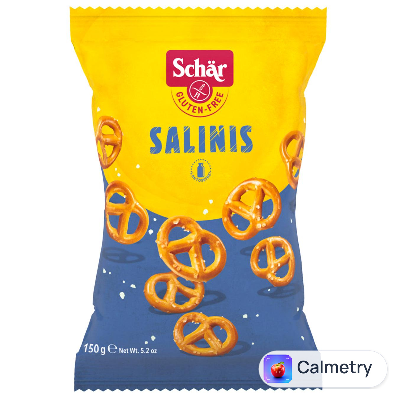 Кренделі Dr.Schar Salinis солоні без глютену 60г — фото продукту