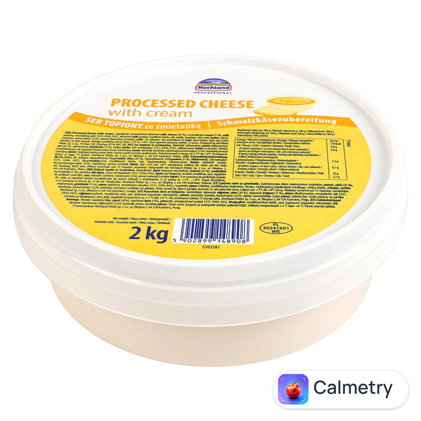 Сир плавлений Hochland Professional із вершками 24% 2кг