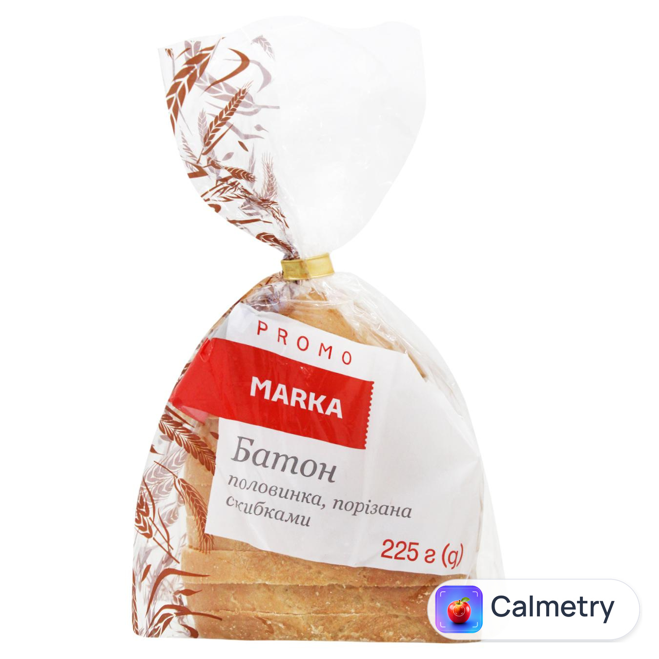 Батон Marka Promo Класичний половина нарізаний 225г — фото продукту