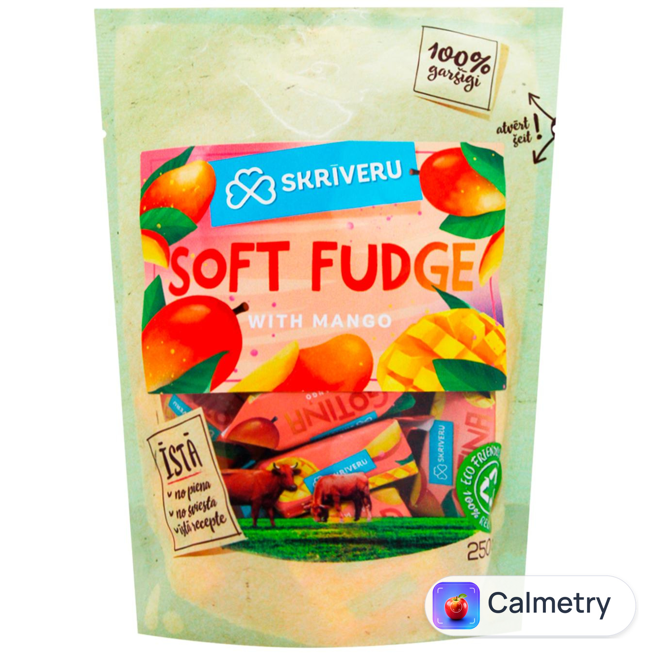 Цукерки Skriveru Soft Fudge молочні з манго 250г