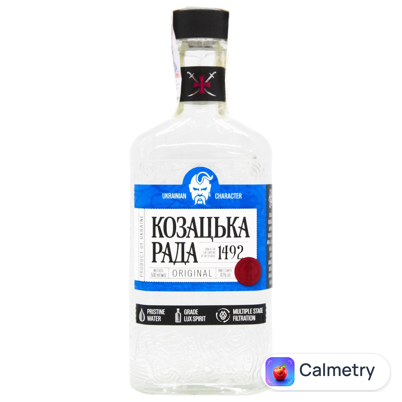 Горілка Козацька рада Оригінальна 40% 0,5л — фото продукту
