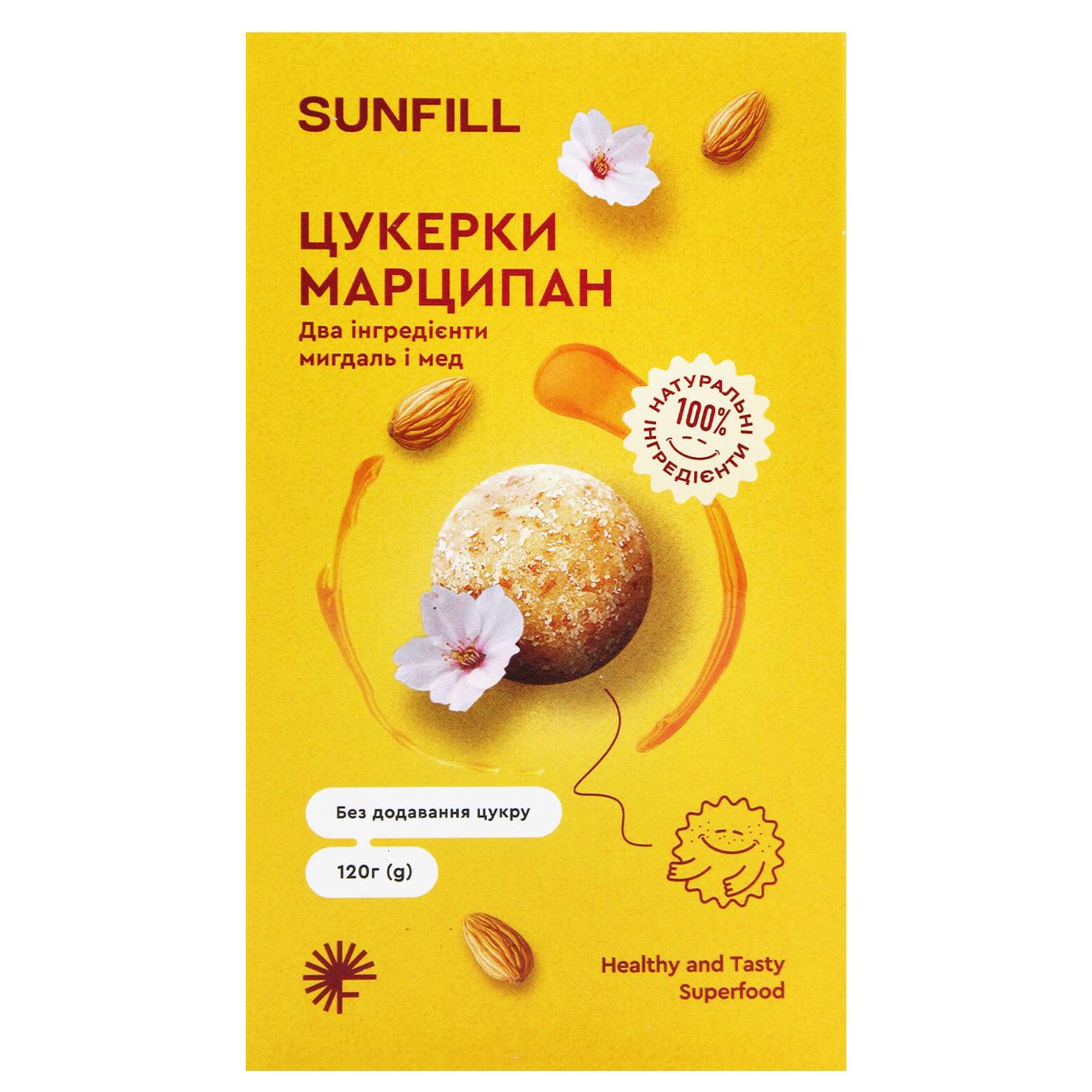 Цукерки Sunfill Марципан 120г — фото продукту