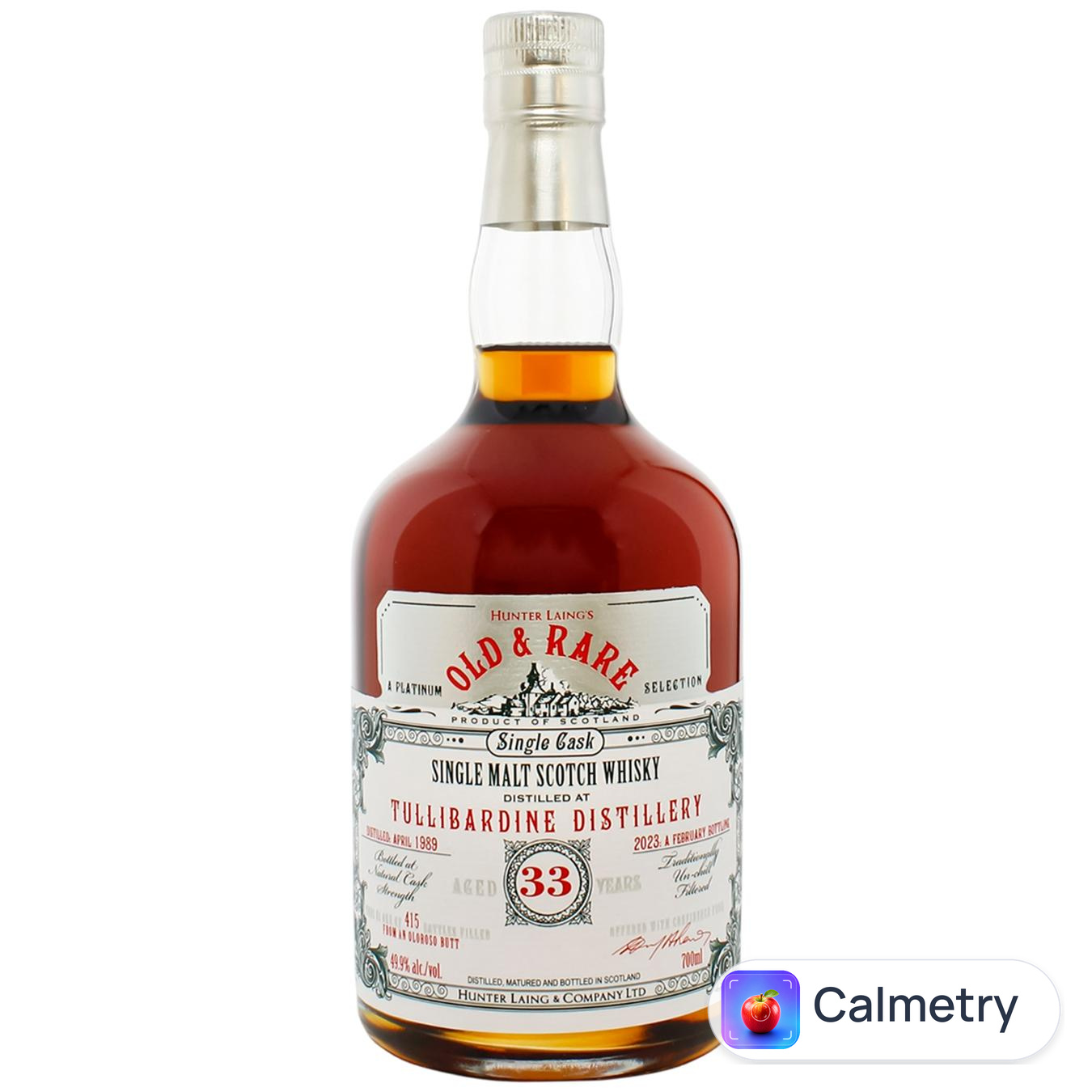 Віскі Hunter Laing Old & Rare Tullibardine 33 роки 49,9% 0,7л