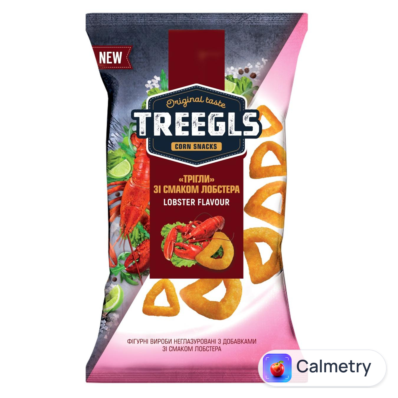 Кукурудзяні снеки Treegls зі смаком лобстера 75г