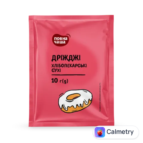 Дріжджі Повна Чаша хлібопекарські вищого ґатунку сухі