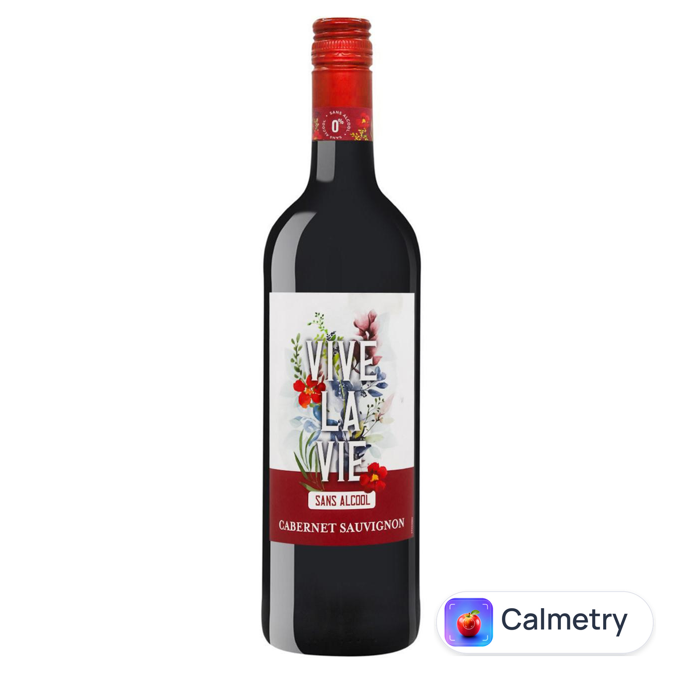 Вино Vive la Vie Cabernet Sauvignon червоне сухе безалкогольне 0,75л — фото продукту