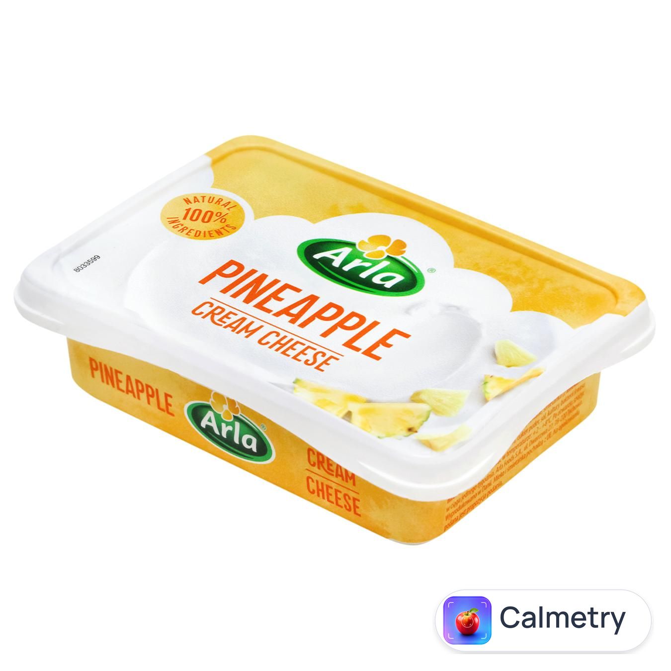 Крем-сир Arla з ананасом 70% 200г