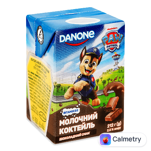 Коктейль молочний Danone ДанКолекція шоколадний 2,5%, 212г