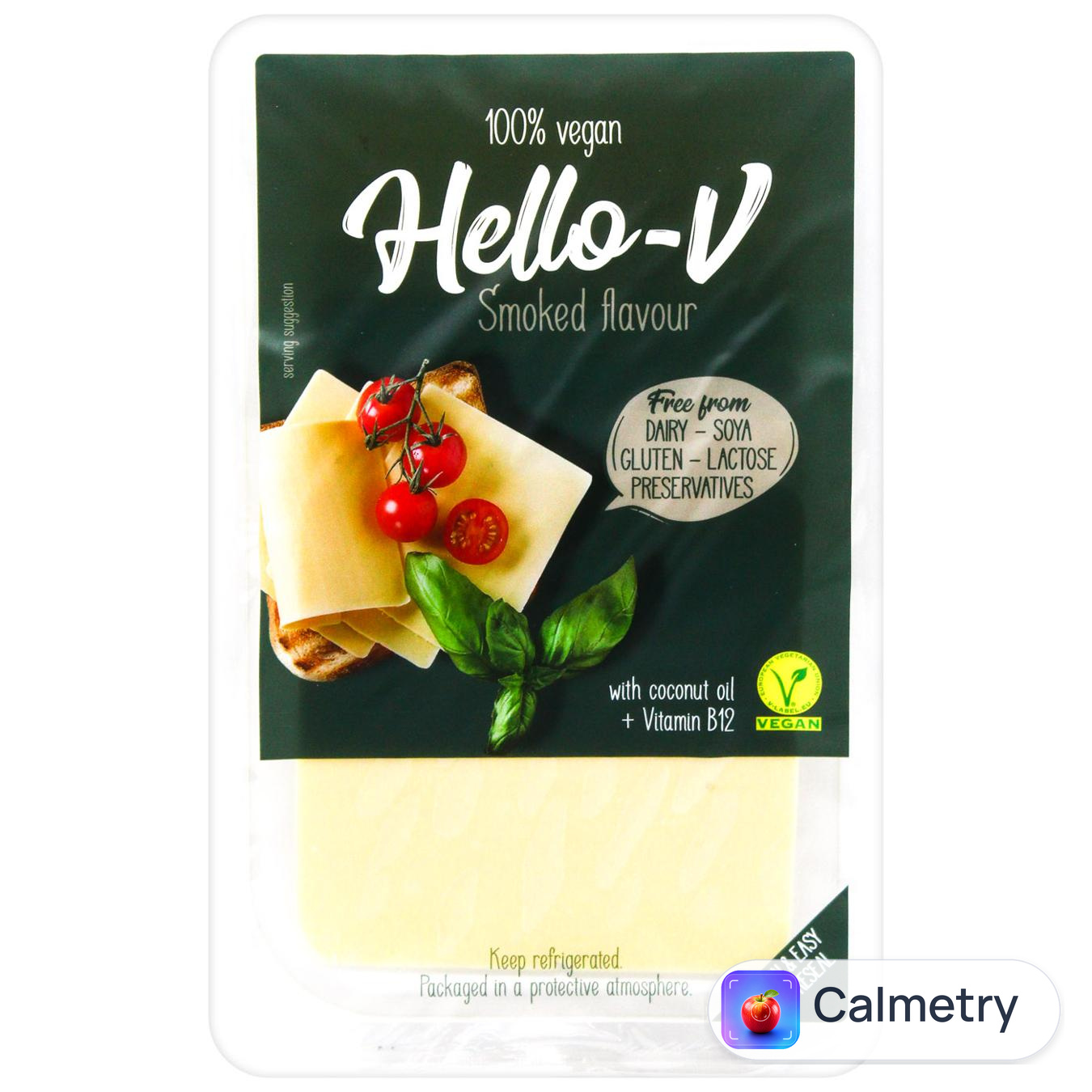Сир веганський Hello-V Копчений слайси 140г