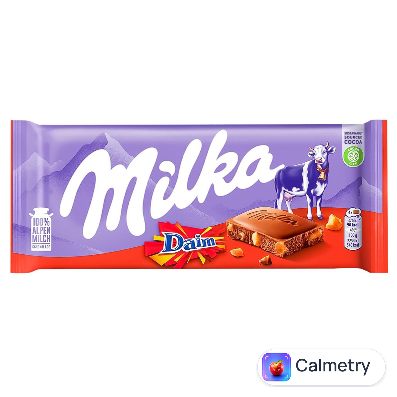 Шоколад молочний Milka мигдаль та карамель 100г