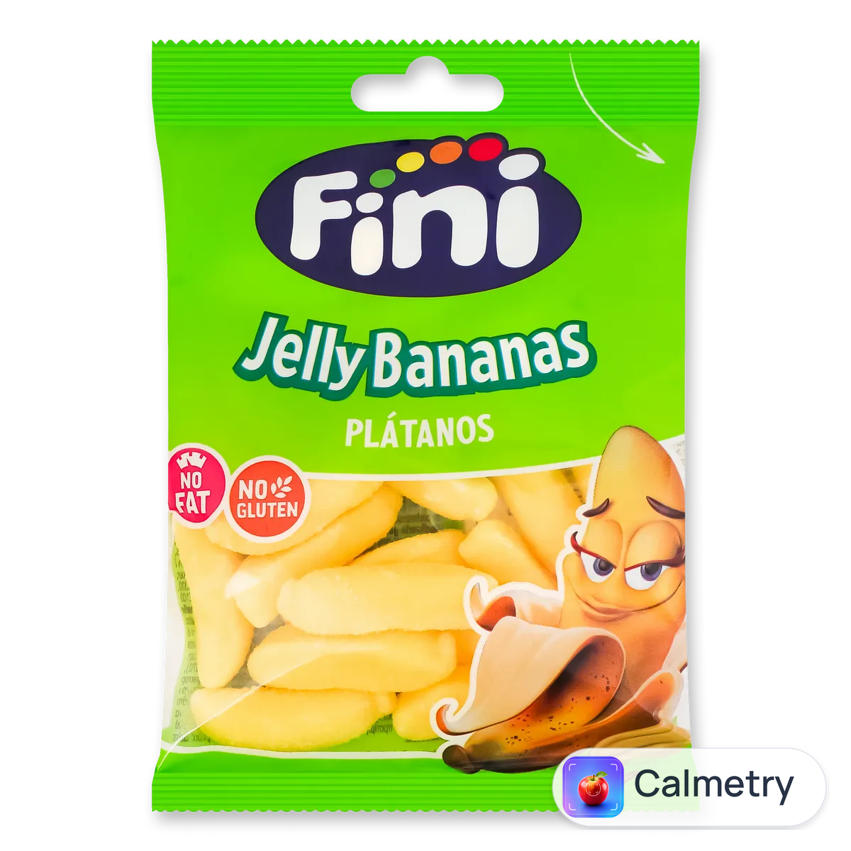 Цукерки Fini Jelly bananas желейні 90г