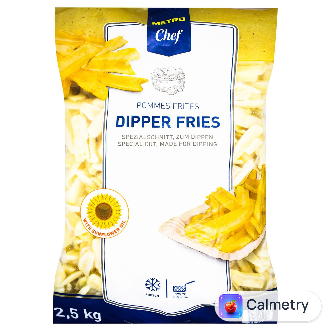 Картопляні діпи Metro Chef заморожені 2,5кг