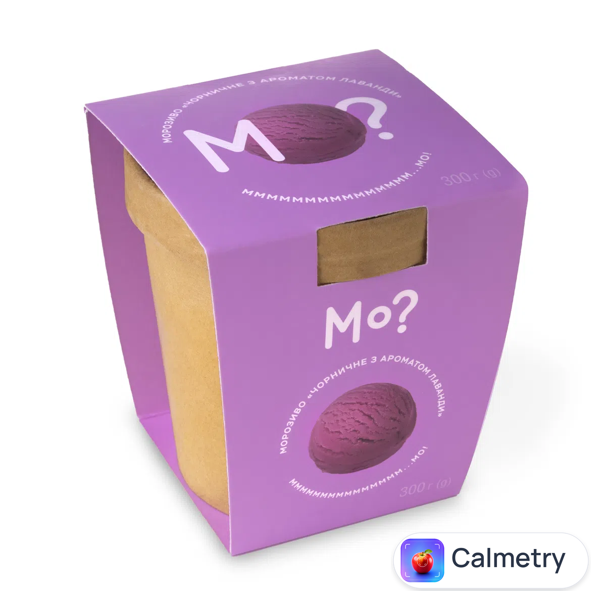 Морозиво «МО?» Чорничне з ароматом лаванди 300г