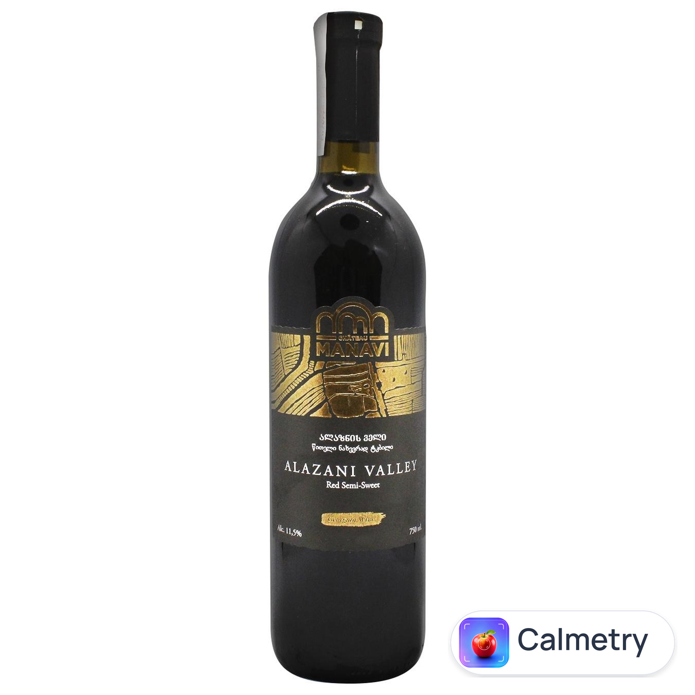 Вино Chateau Manavi Алазанська долина червоне напівсолодке 11,5% 0,75л
