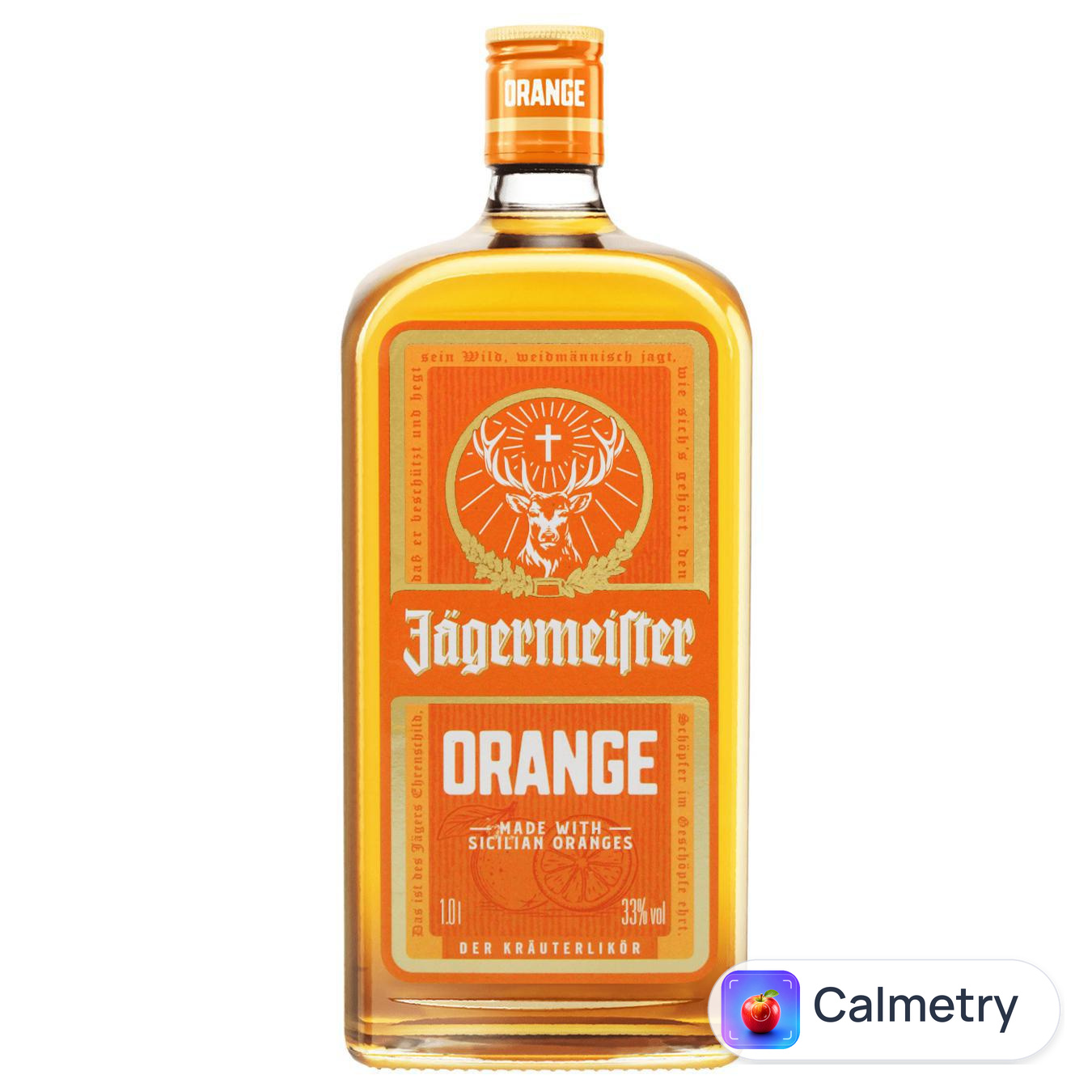 Лікер Jаgermeister Orange 33% 1л — фото продукту