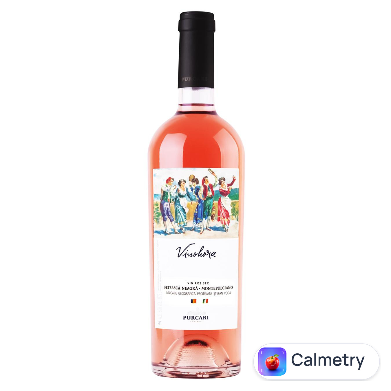 Вино Purcari Vinohora Feteasca Neagra-Montepulciano рожеве сухе 13,5% 0,75л