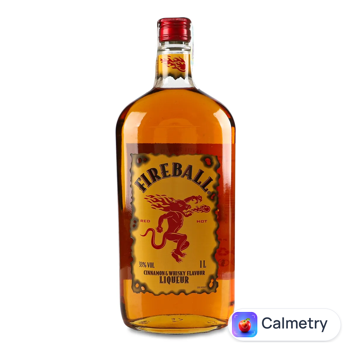 Напій на основі віскі Fireball Cinnamon Whisky 1л