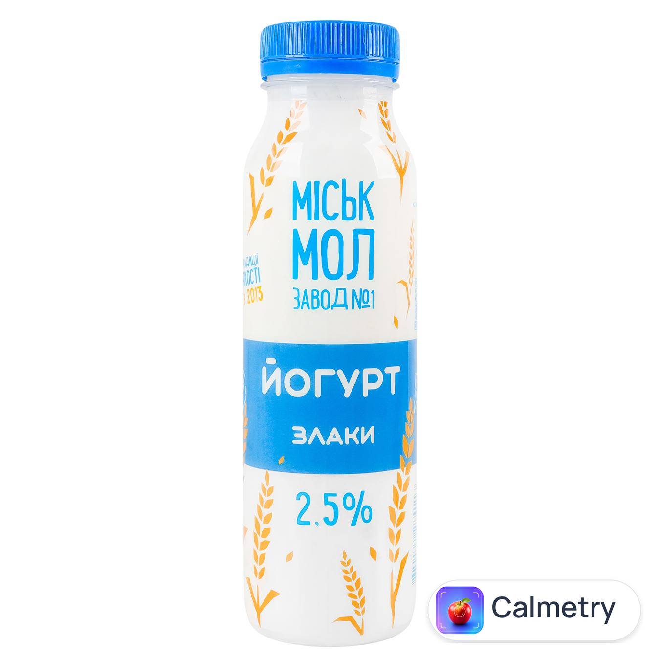 Йогурт Міськмолзавод №1 Злаки 2,5% 250г