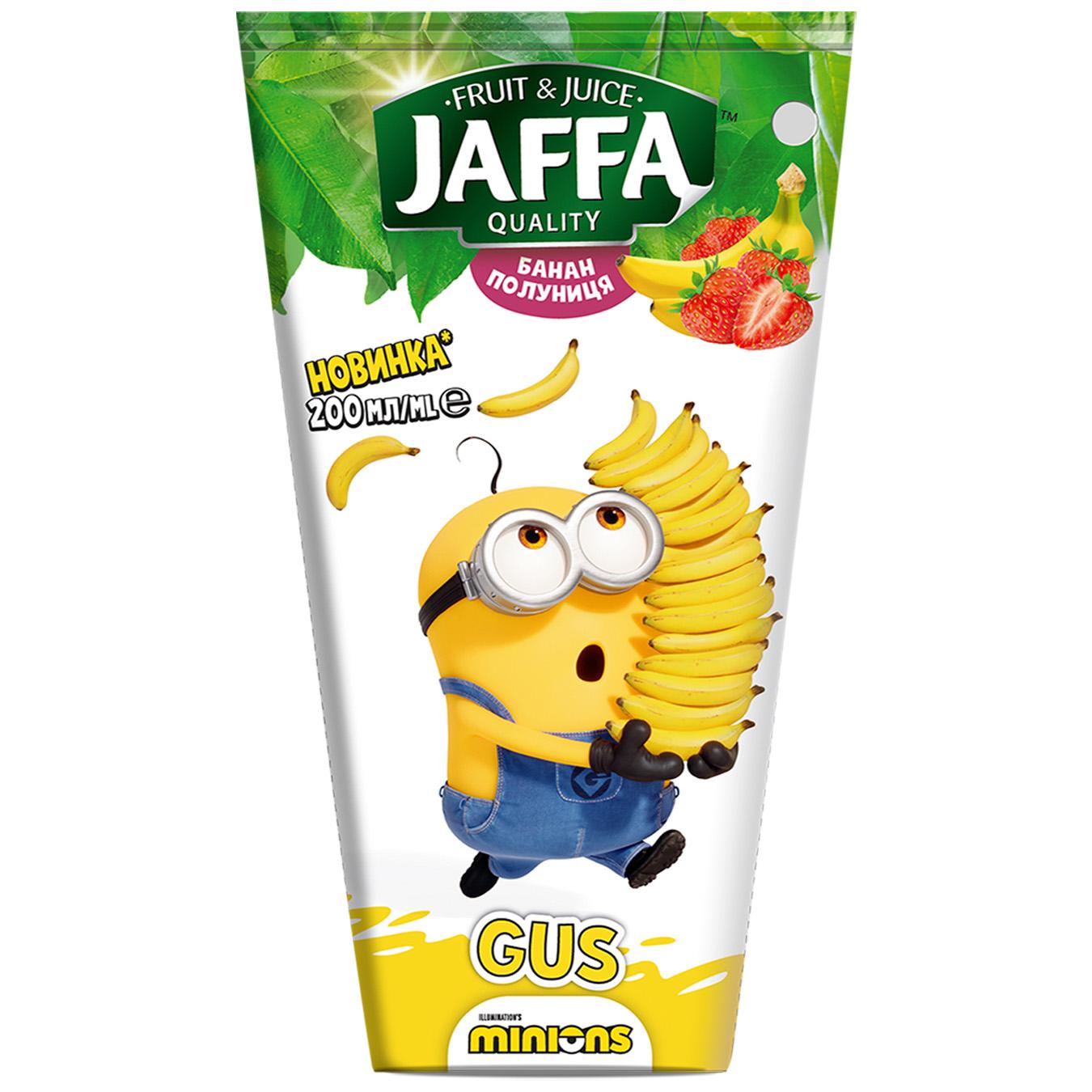 Нектар Jaffa Minions Банан-полуниця 200мл — фото продукту