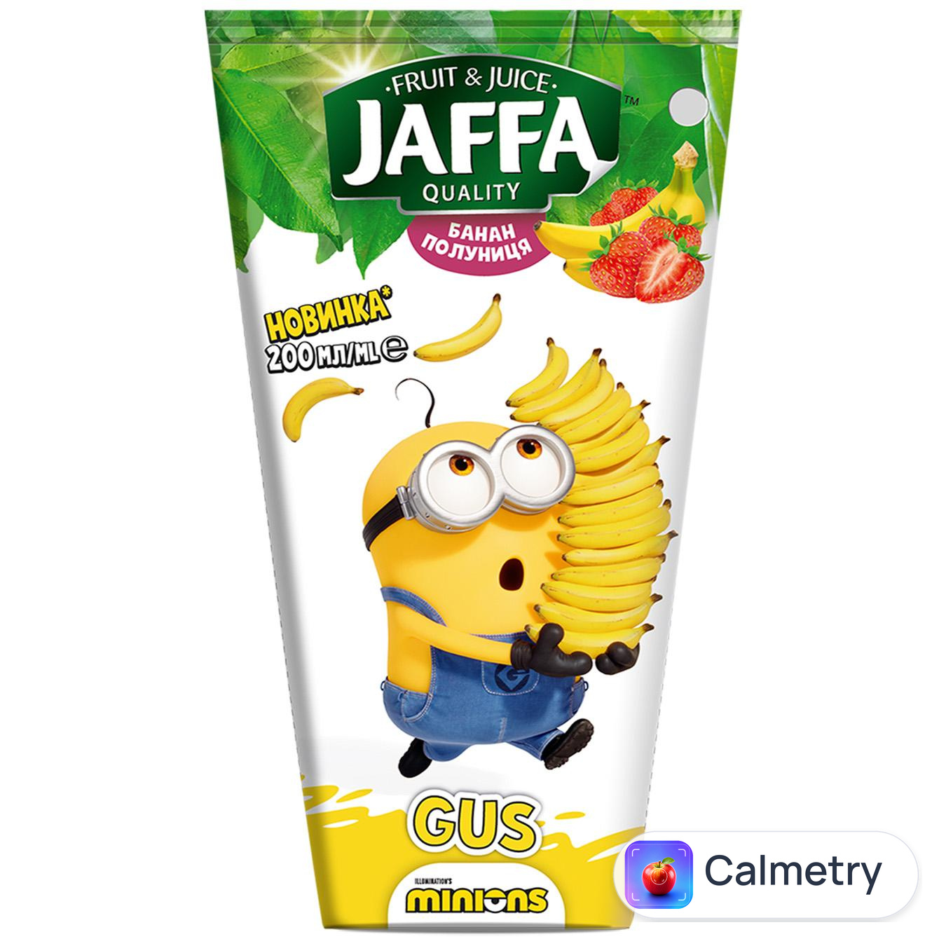 Нектар Jaffa Minions Банан-полуниця 200мл — фото продукту