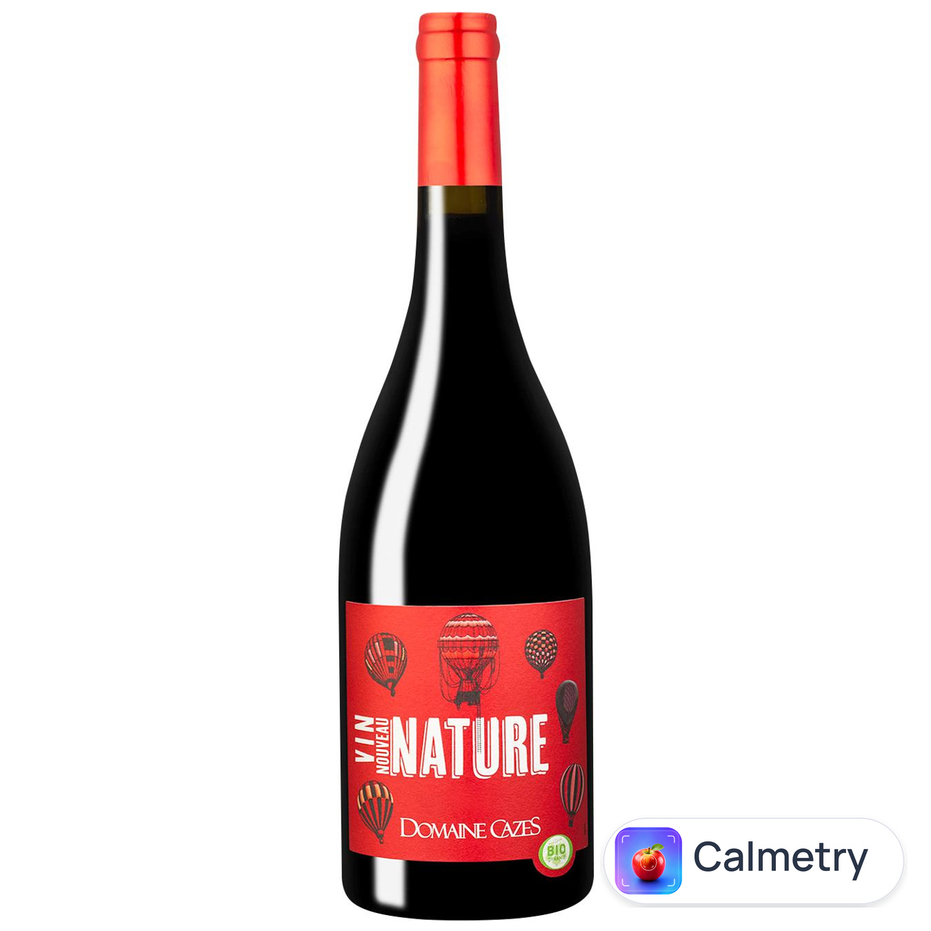 Вино Vin Nouveau Nature Rouge червоне сухе 13% 0,75л Domaine Cazes