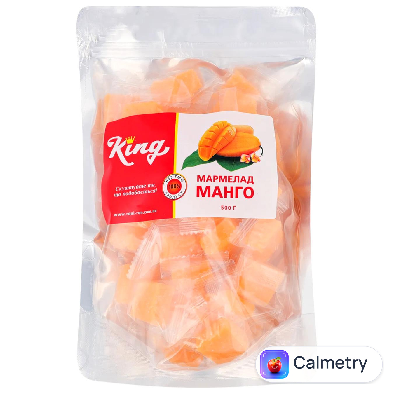 Манго King мармелад кубики 500г