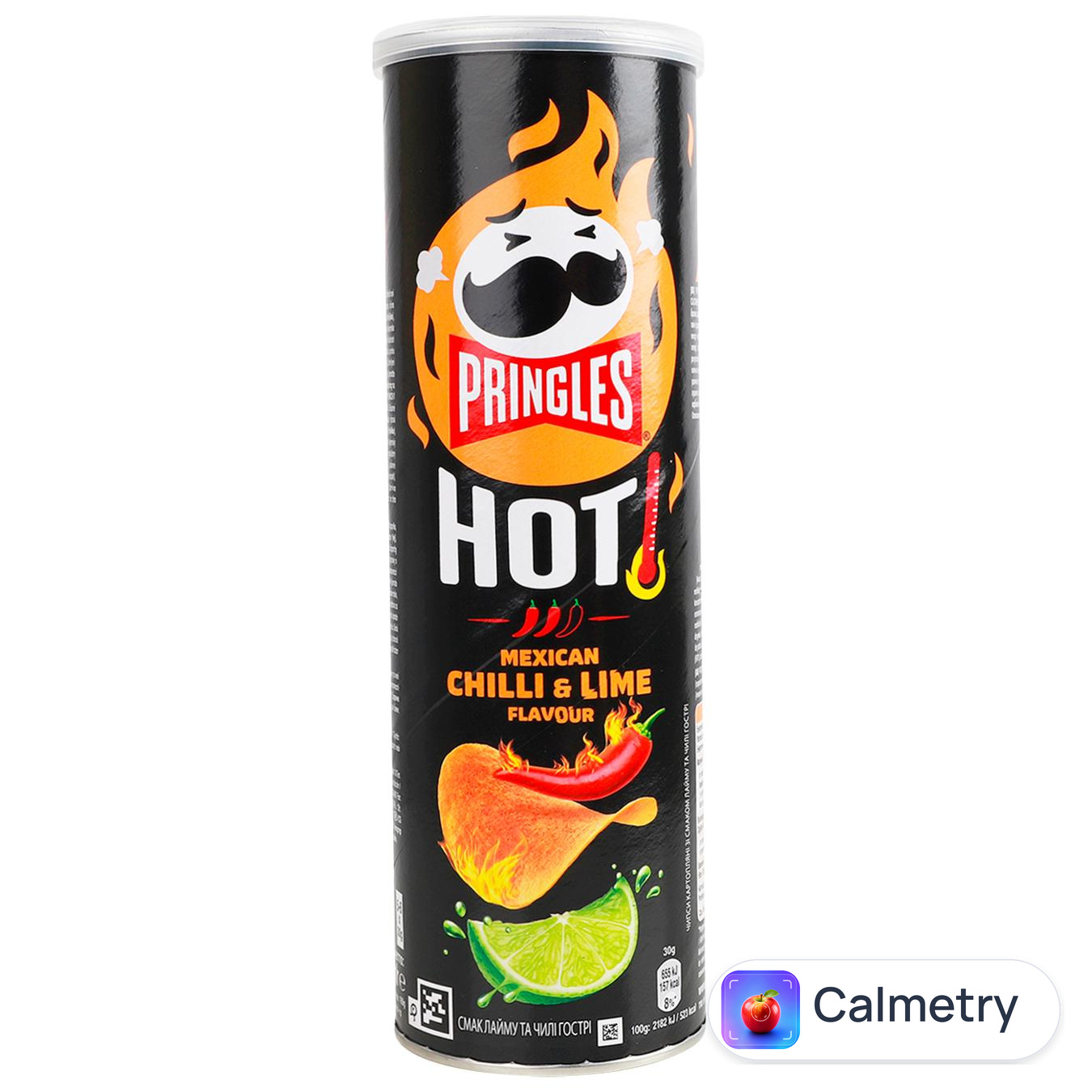 Чипси Pringles Hot чилі лайм 160г — фото продукту