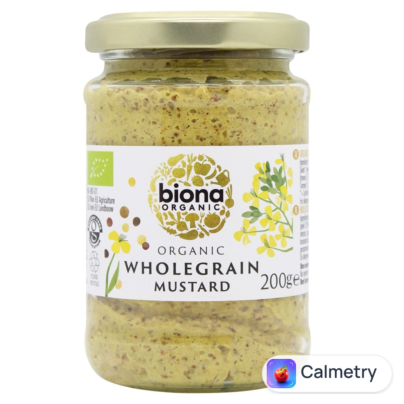 Гірчиця Biona Organic Цільнозернова органічна 200г