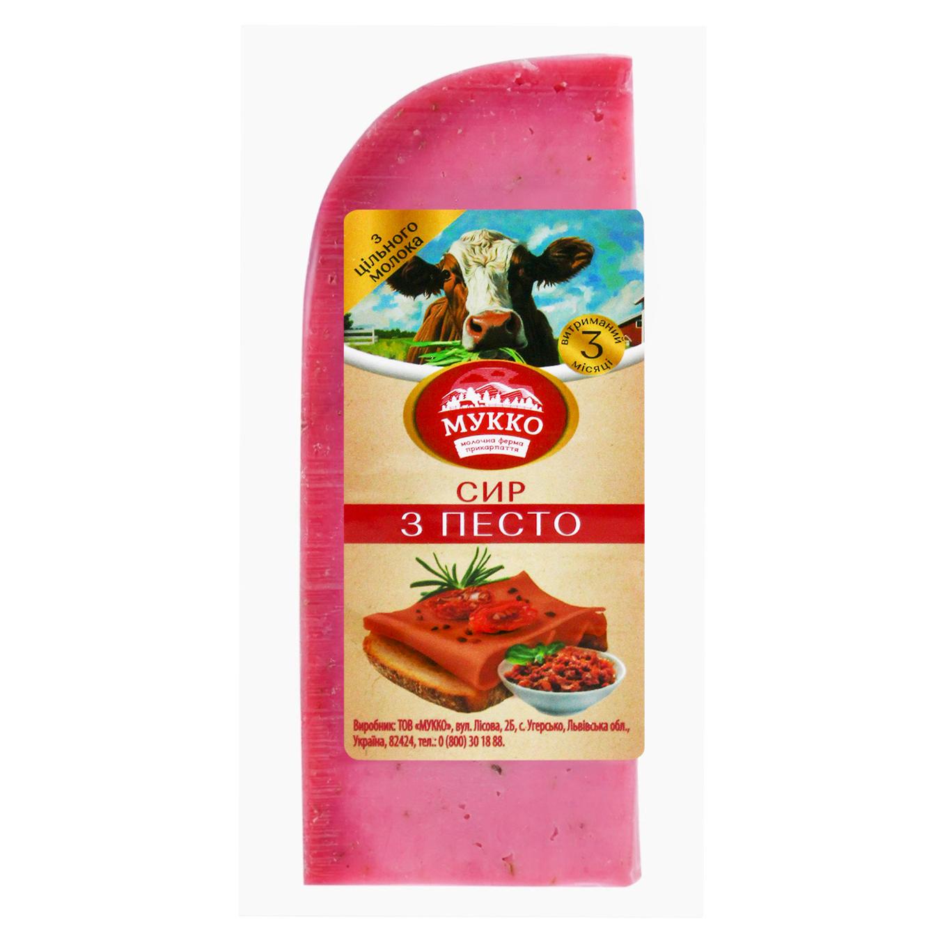 Сир Мукко з песто 39,4% — фото продукту