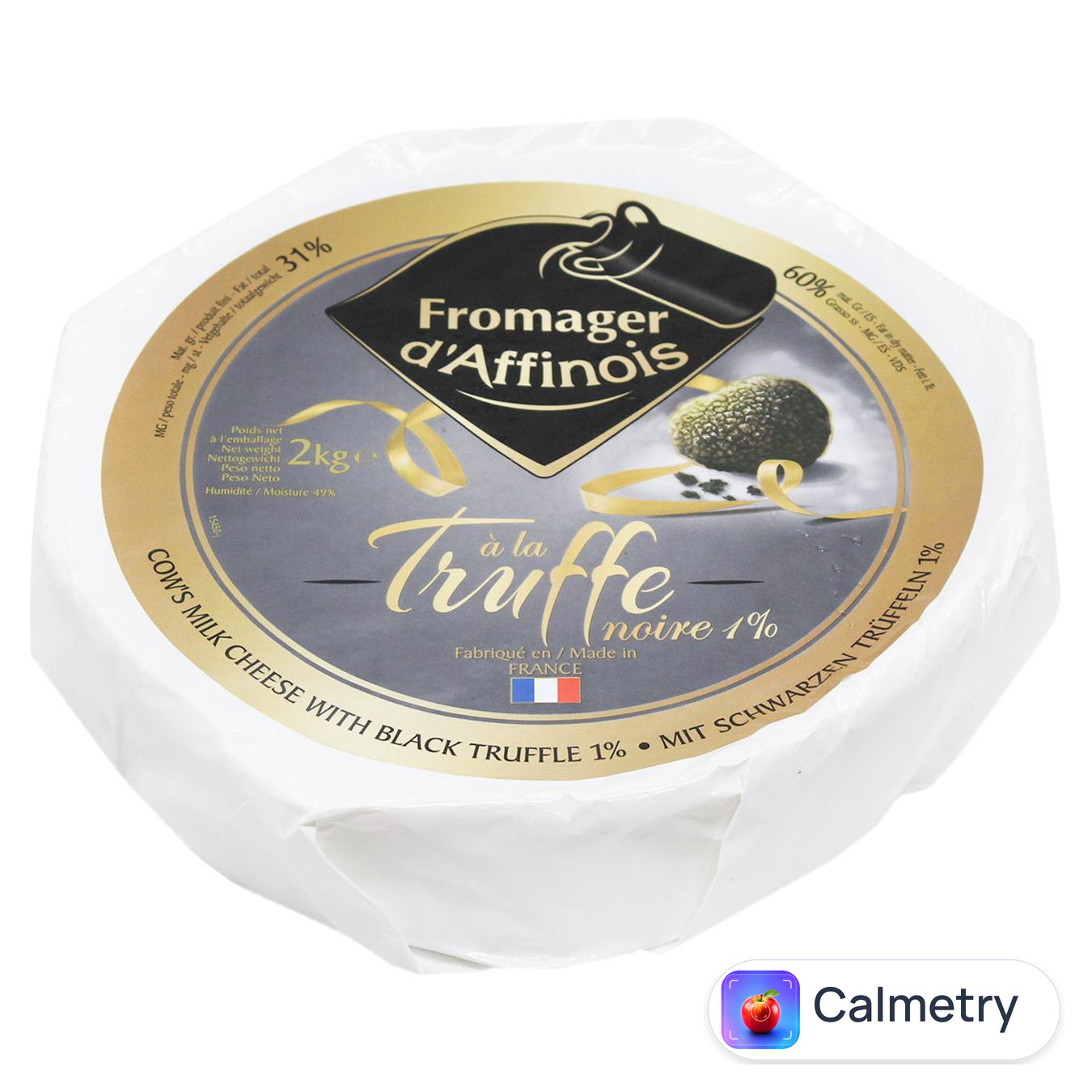 Сир Fromager d'Affinois з чорним трюфелем 60%