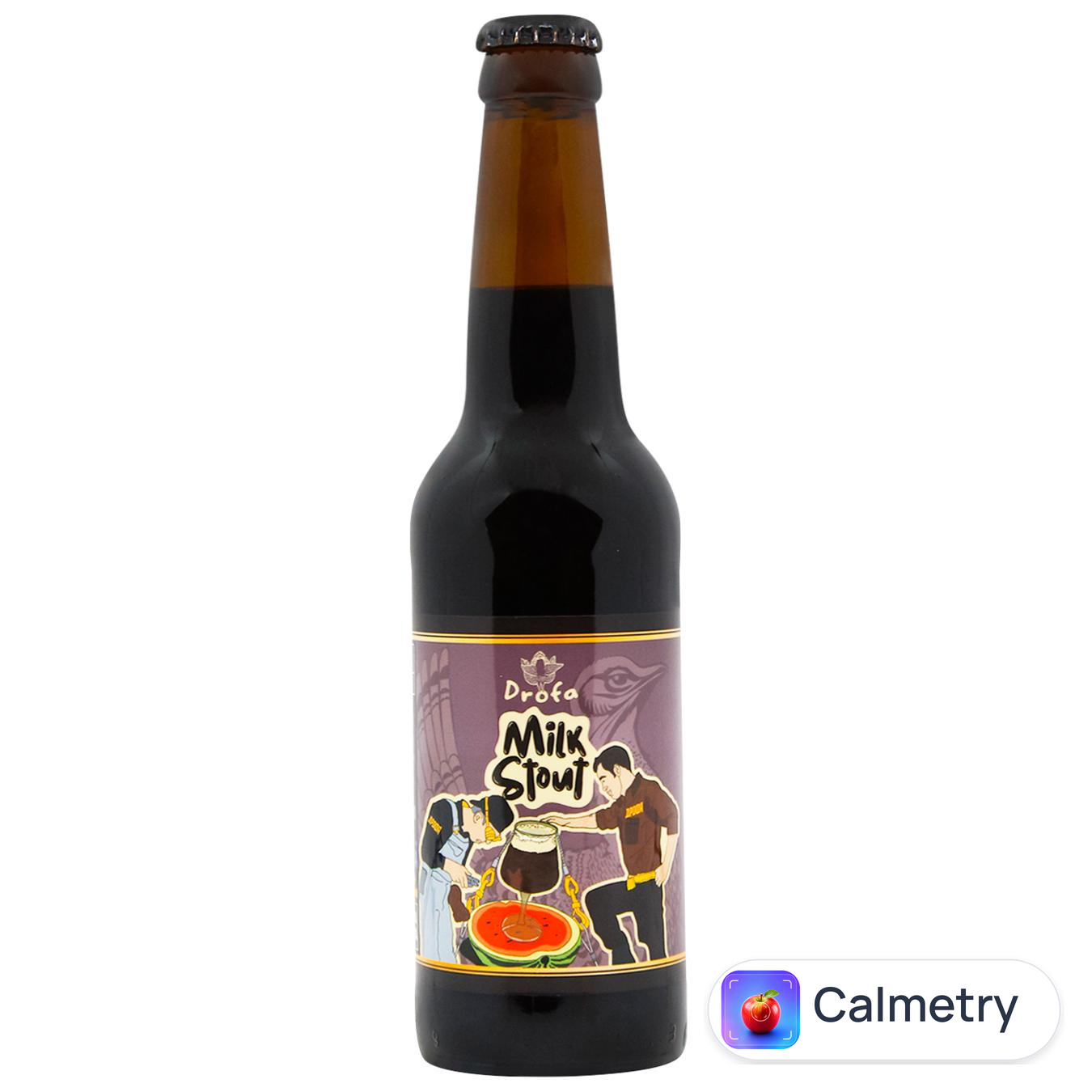 Пиво Drofa Milk Stout темне нефільтроване 5,9% 0,33л
