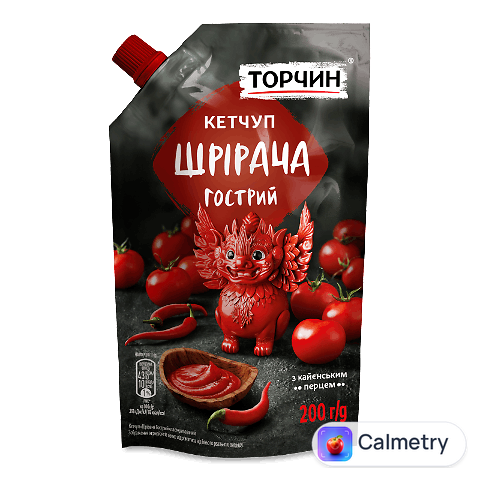 Кетчуп Торчин Шрірача гострий пастеризований, 200г