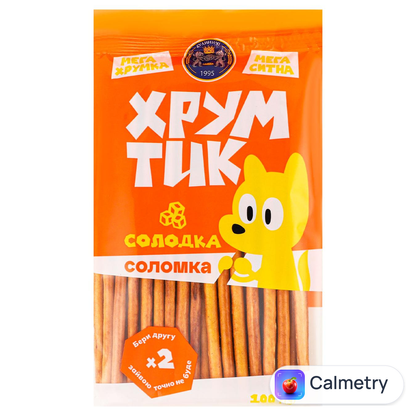 Соломка Хрумтик солодка 100г — фото продукту