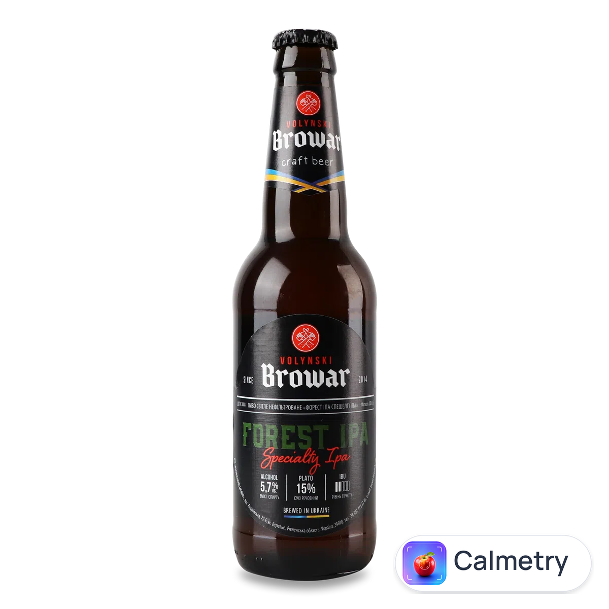 Пиво Volynski Browar Forest IPA світле нефільтроване 0,35л
