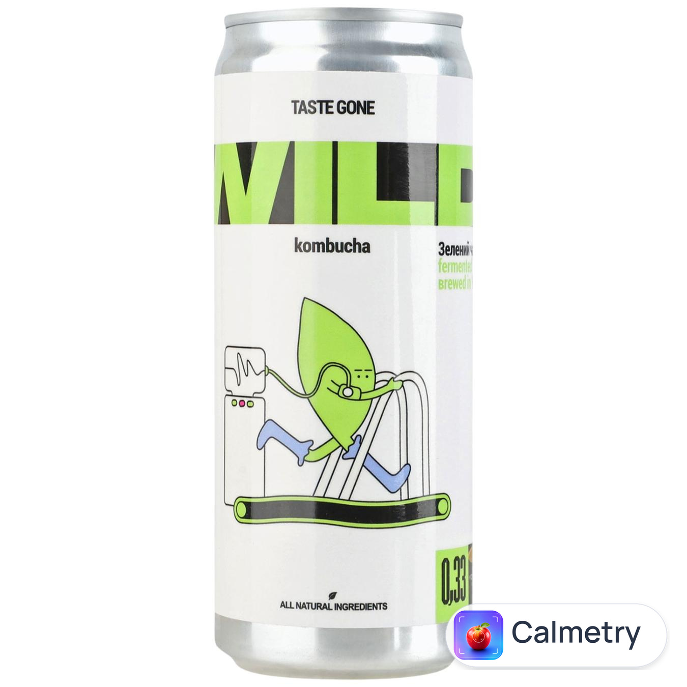 Комбуча Wild Kombucha Зелений чай 0,33л