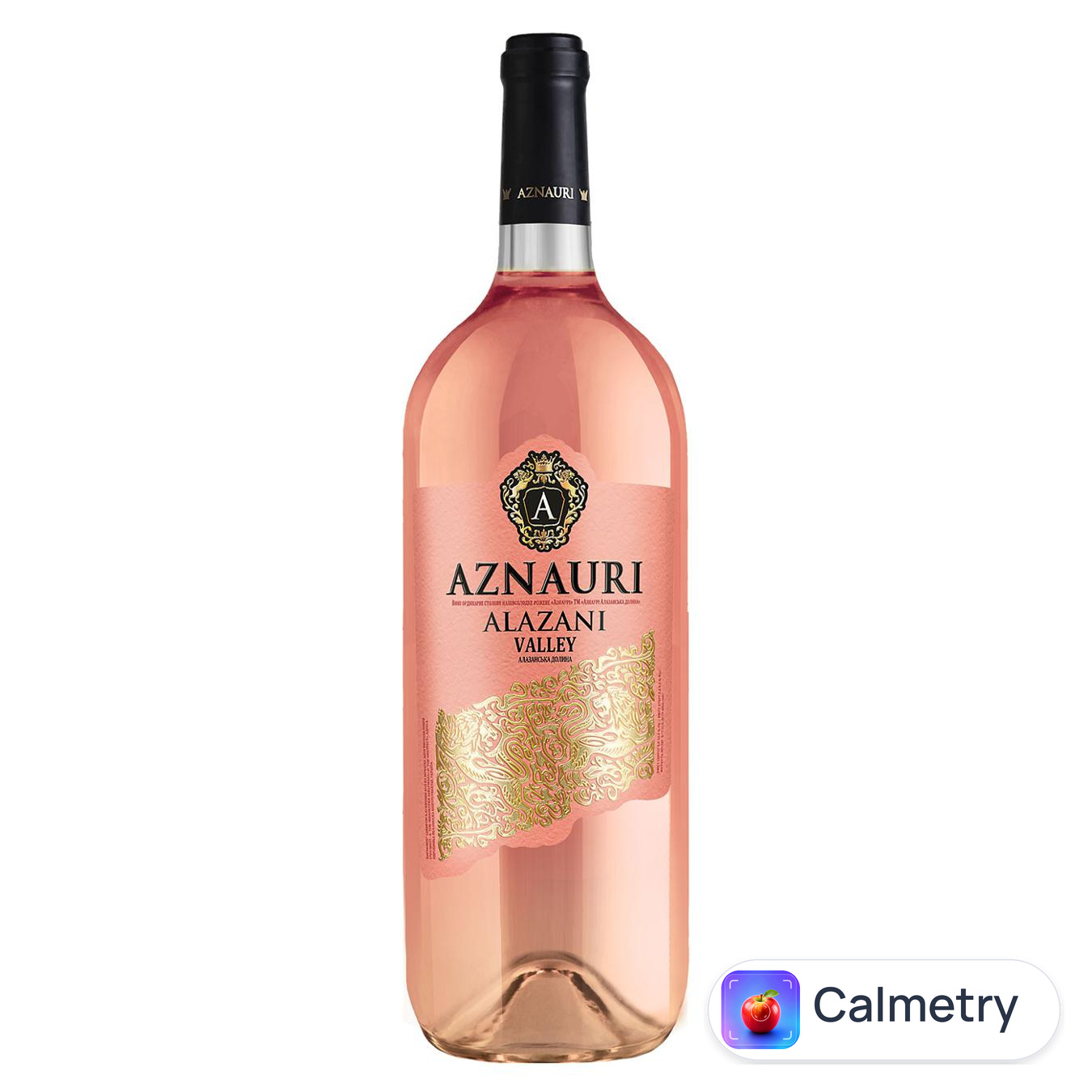 Вино Aznauri Rose рожеве напівсолодке 9-13% 1,5л — фото продукту
