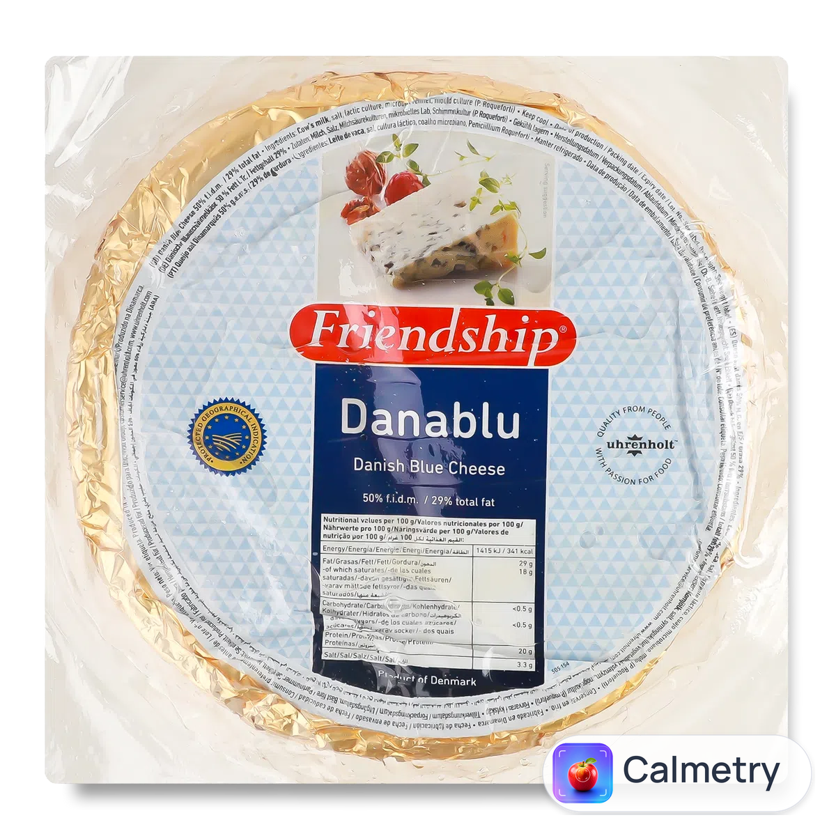 Сир Friendship Данаблу з блакитною пліснявою 50%