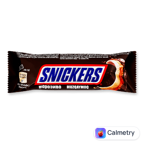 Морозиво Snickers батончик, 48г