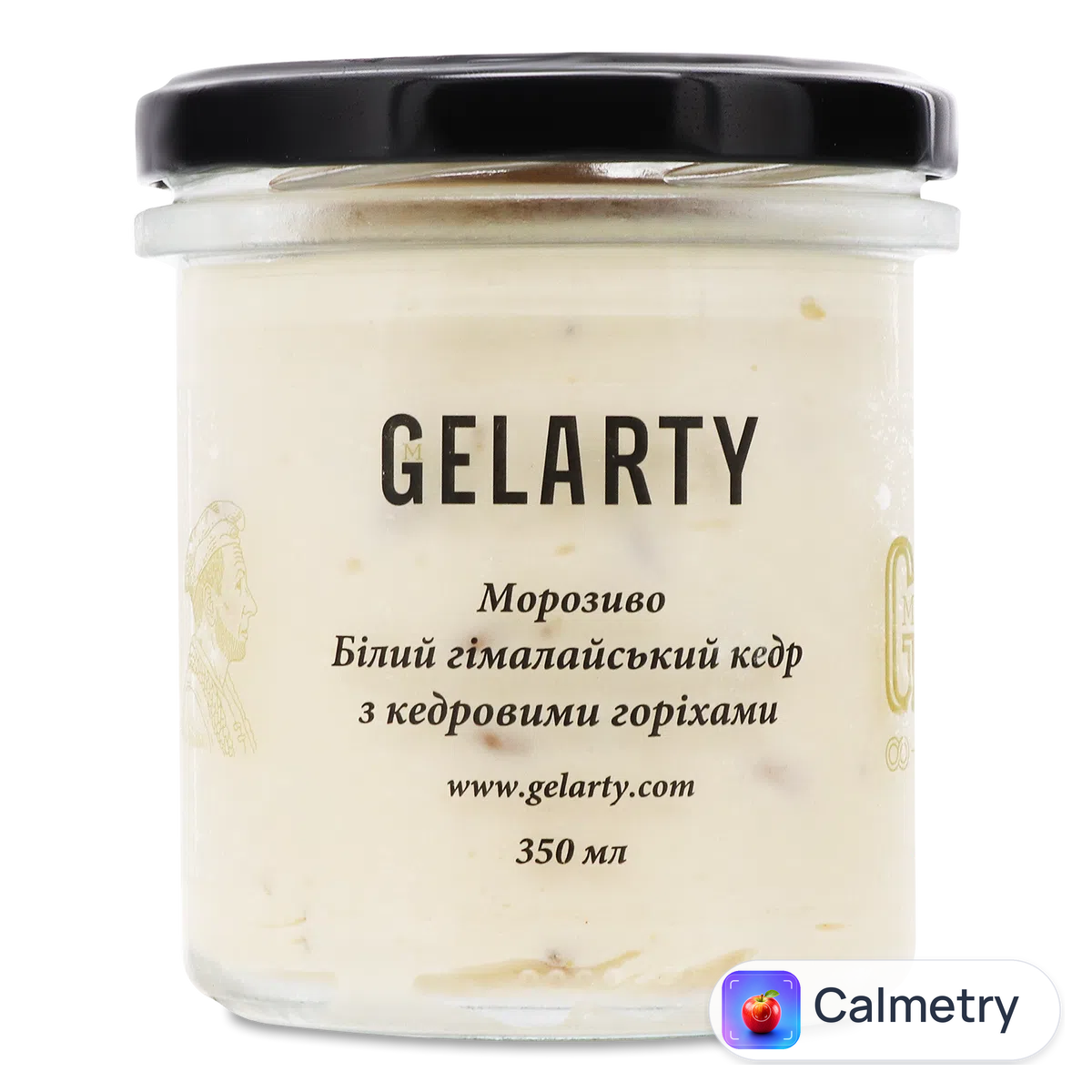 Морозиво «Лавка традицій» Gelarty «Білий гімалайський кедр з кедровими горіхами» 350мл