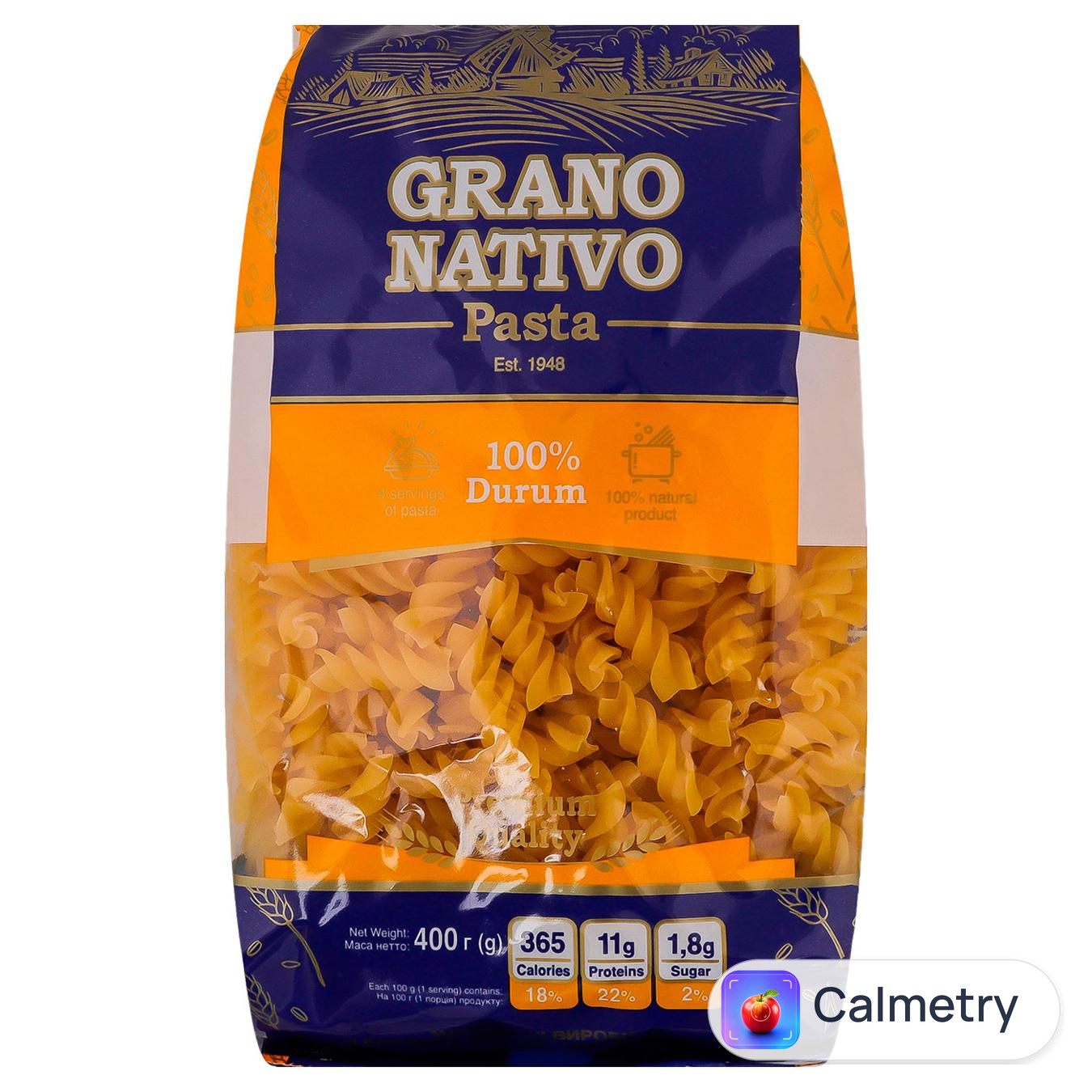 Макаронні вироби Grano Nativo Спіральки 400г