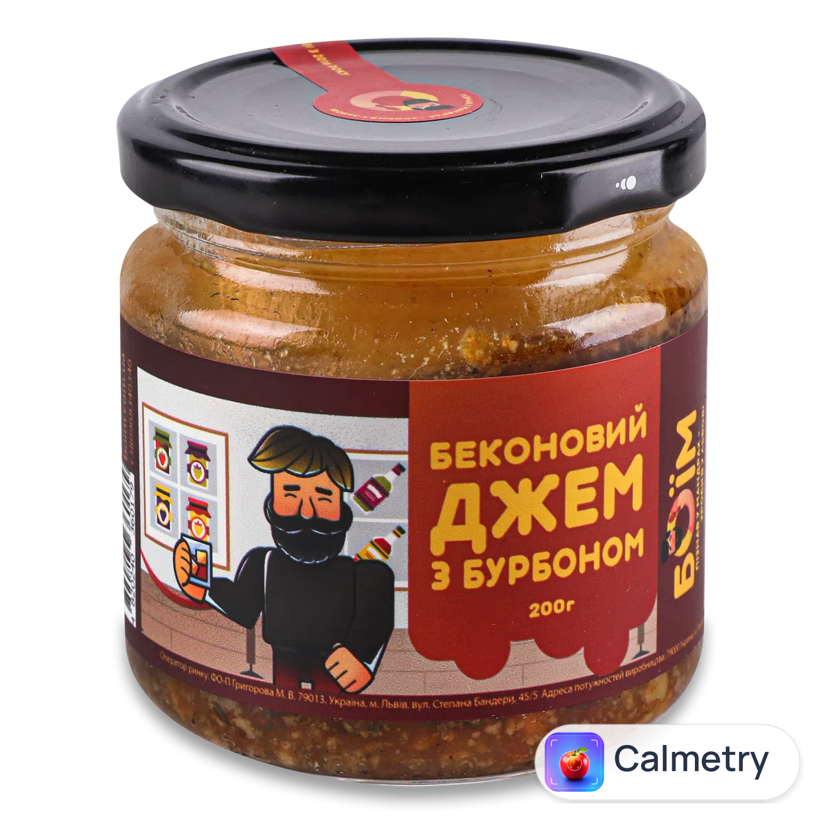 Соус Лавка традицій Боїм Беконовий джем з бурбоном 200г
