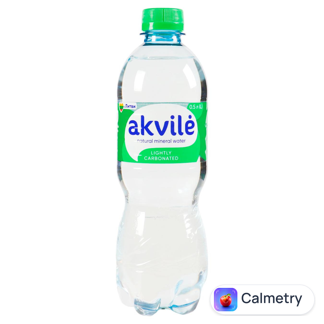 Вода мінеральна Akvile слабогазована 0,5л