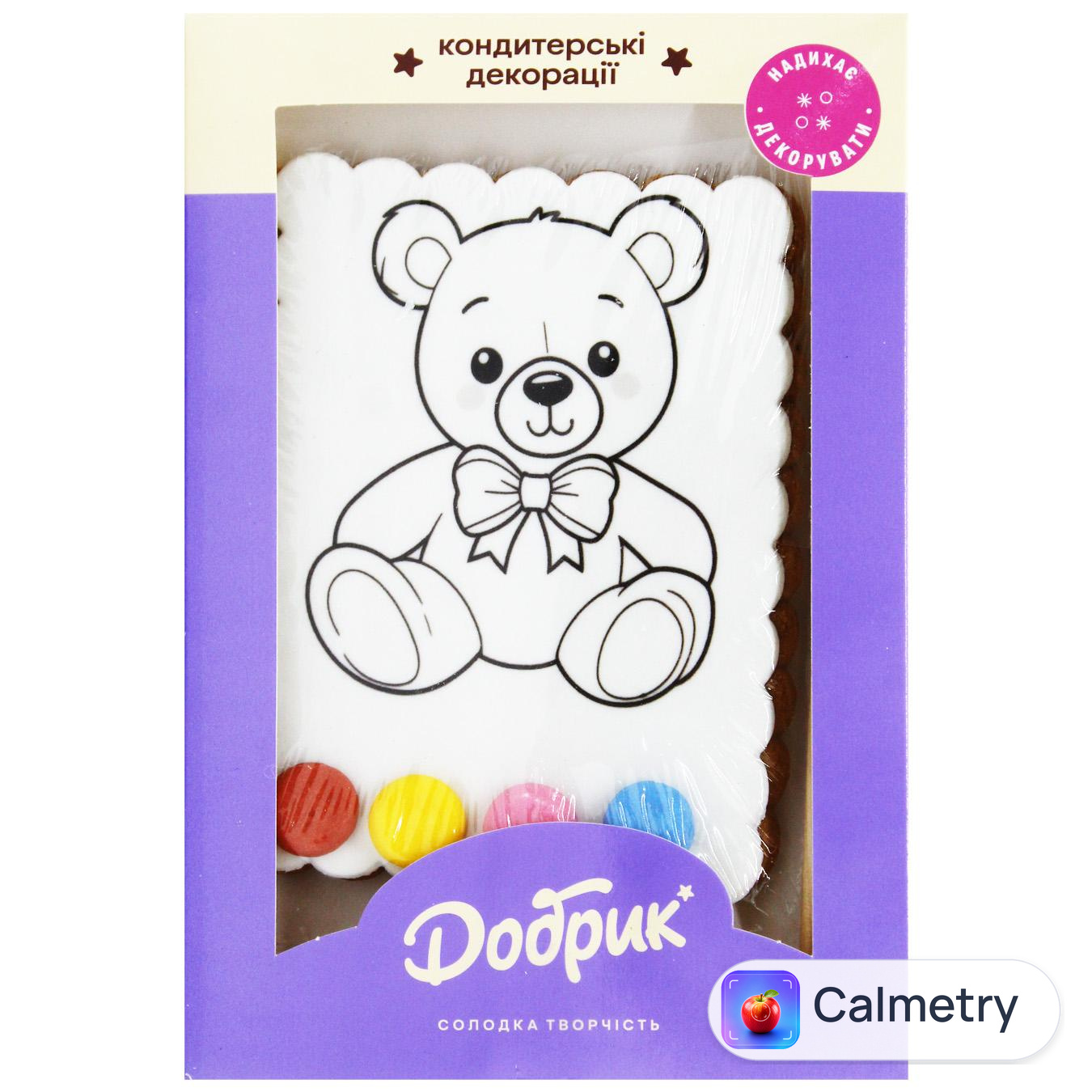 Пряник-розмальовка Добрик Ведмедик