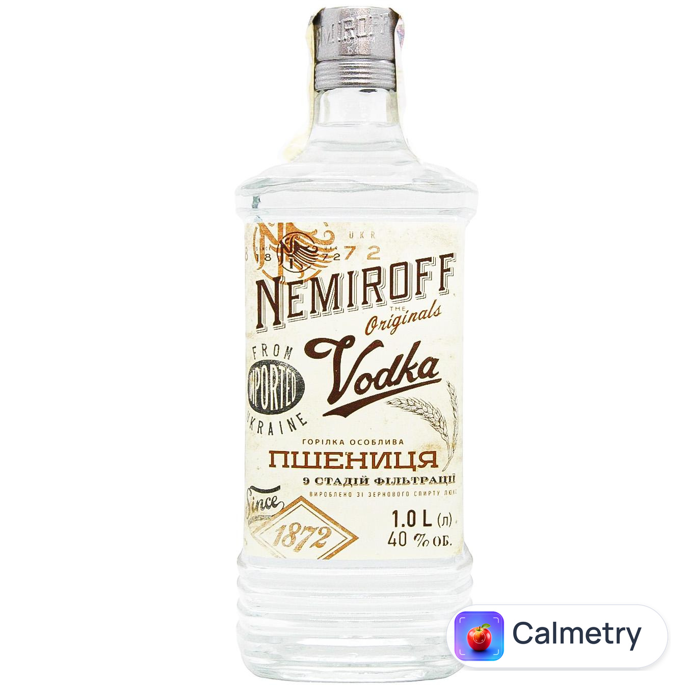 Горілка Nemiroff Пшениця українська особлива 40% 1л — фото продукту