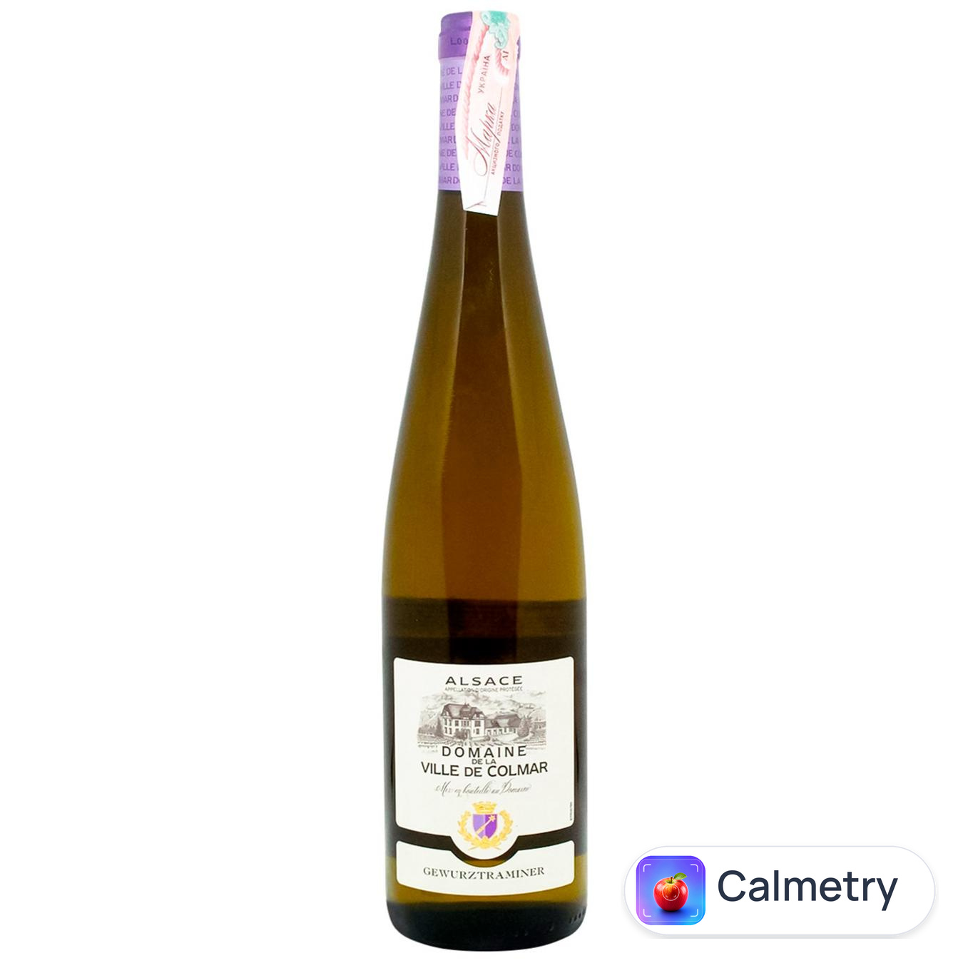 Вино Domaine Colmar Gewurztraminer біле напівсухе 13,5% 0,75л