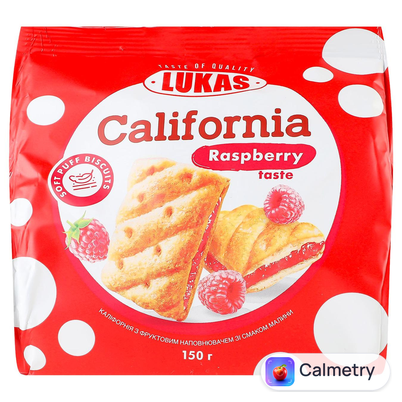 Печиво Lukas California малина 150г